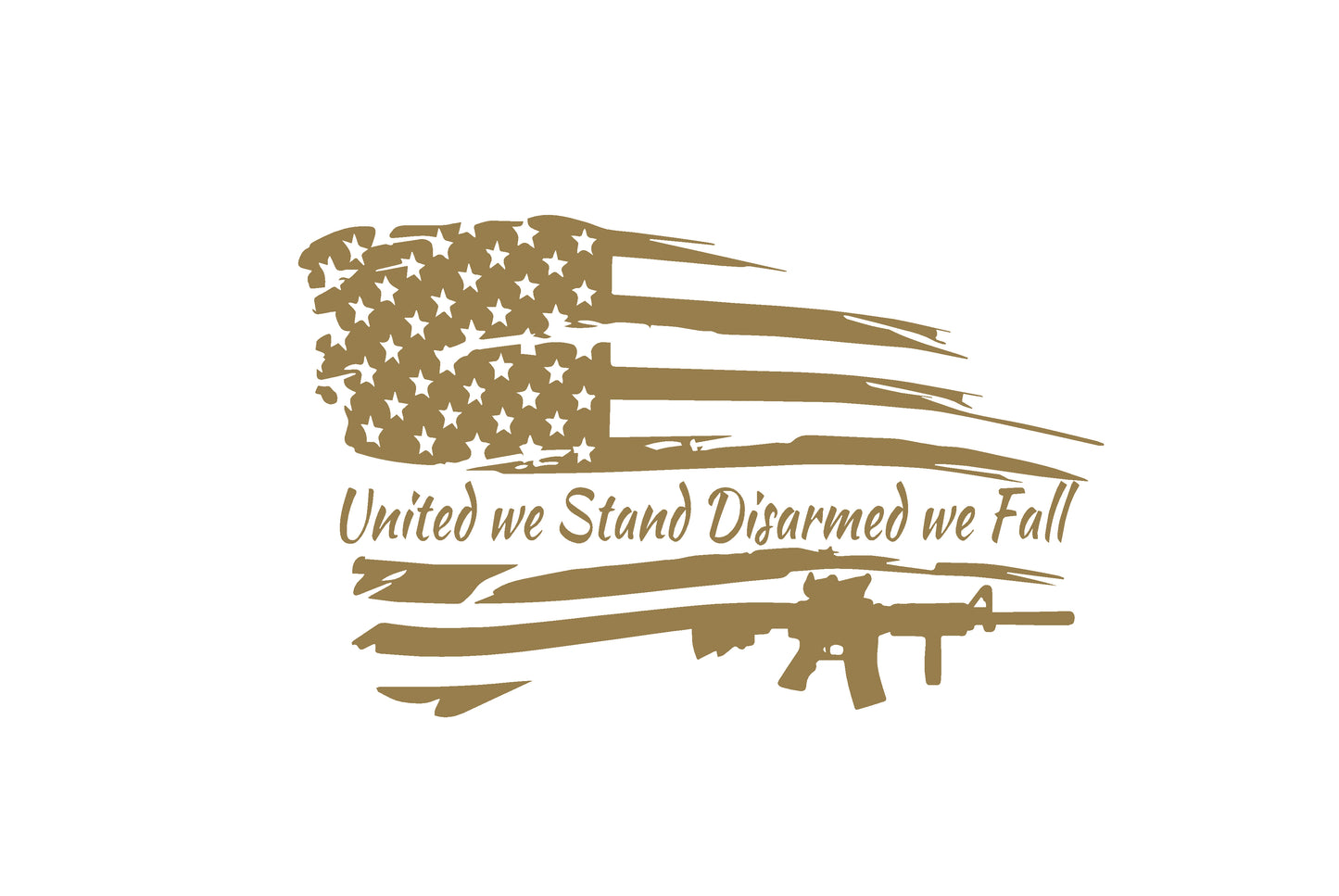 United We Stand Vinyl Decal