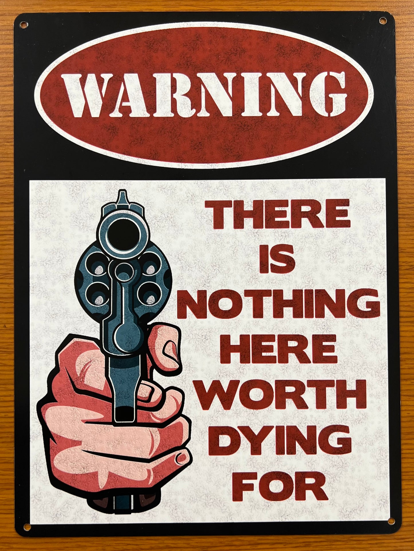 Funny Home Decor Sign - Perfect for Bathroom, Bar, or Man Cave