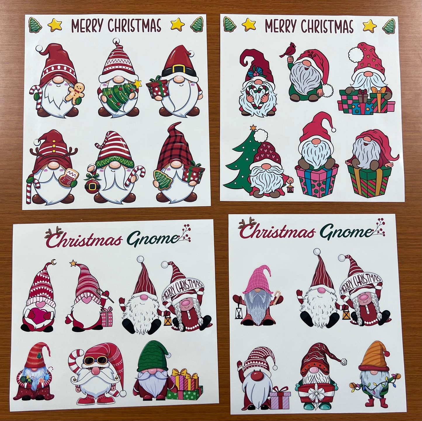Christmas Gnomes Stickers