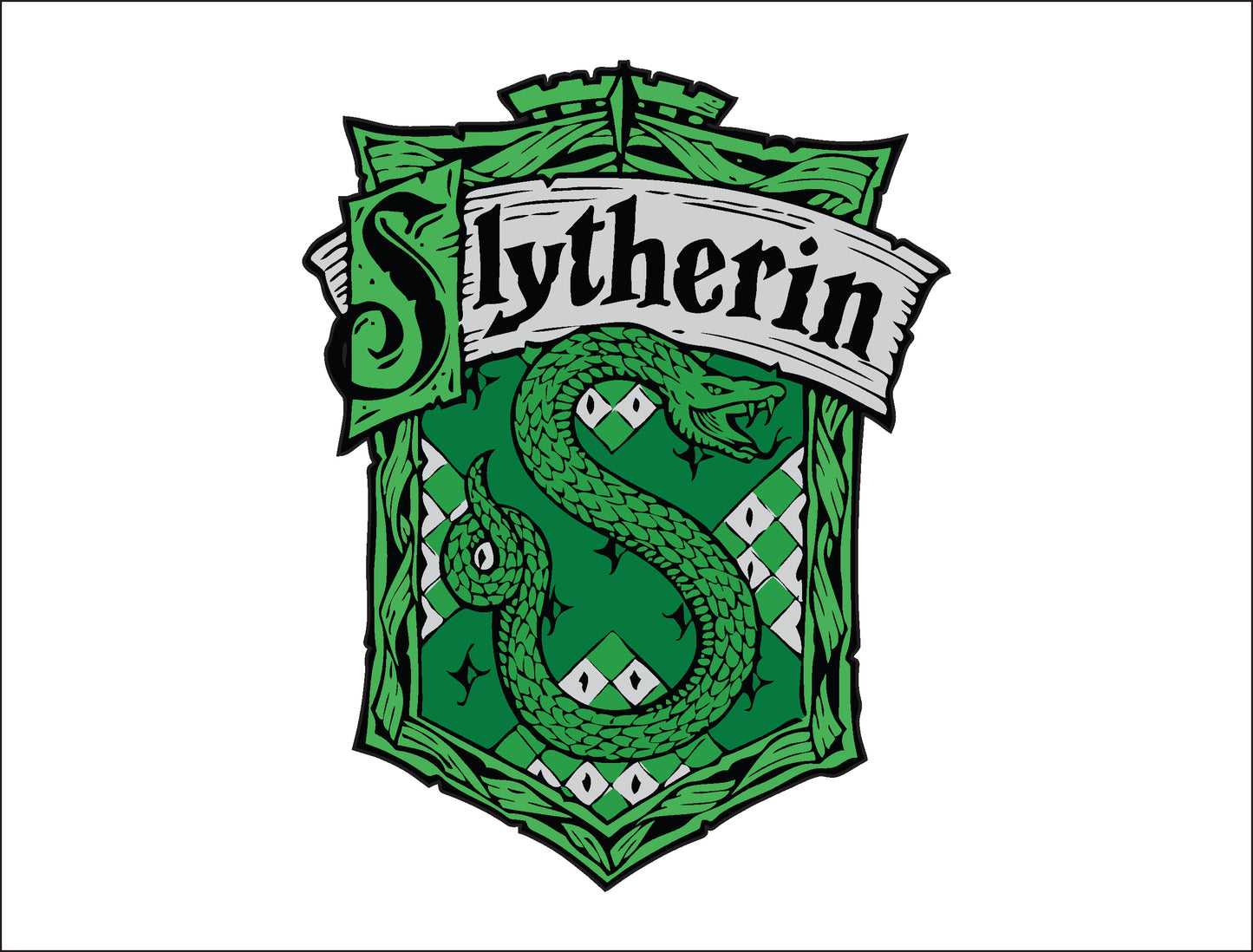 Hogwarts House Emblem Decals β Custom Vinyl Stickers for Harry Potter Fans