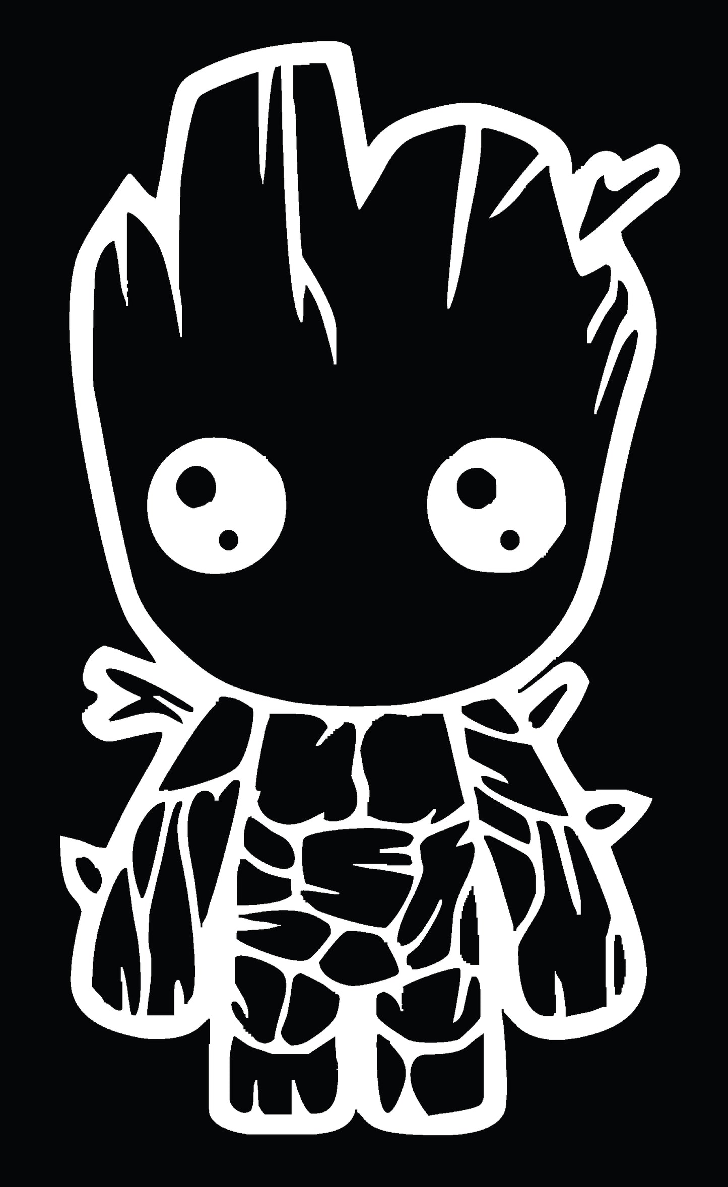 Baby Groot vinyl decal sticker