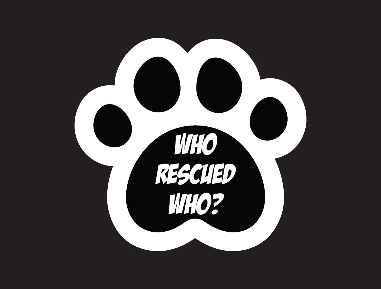 Paw-some Dog Paw Sticker: Adorable Vinyl Decal for Pet Lovers!
