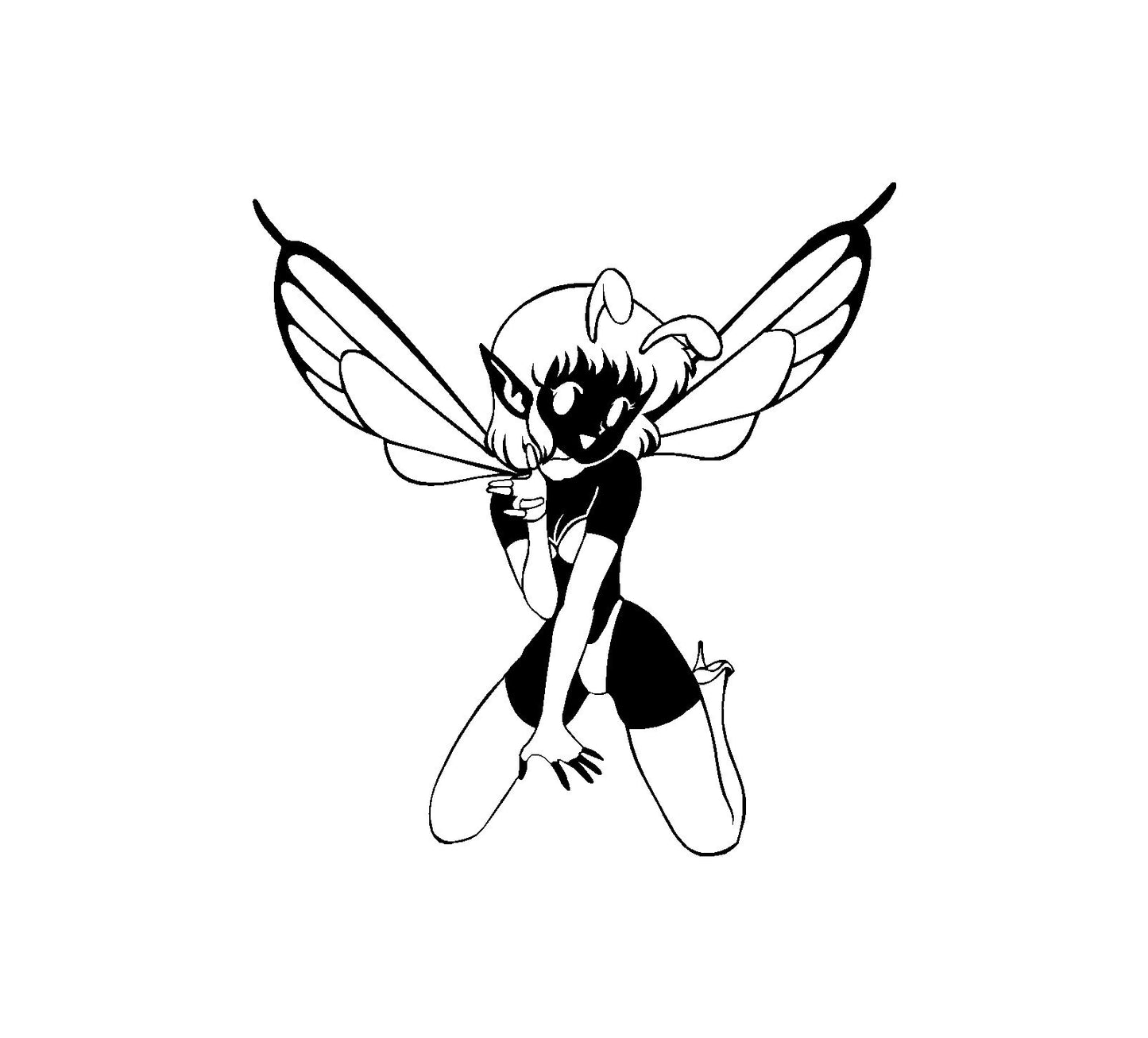 Fairy Decals Sticker fantasy tinkerbell elven fae vinyl
