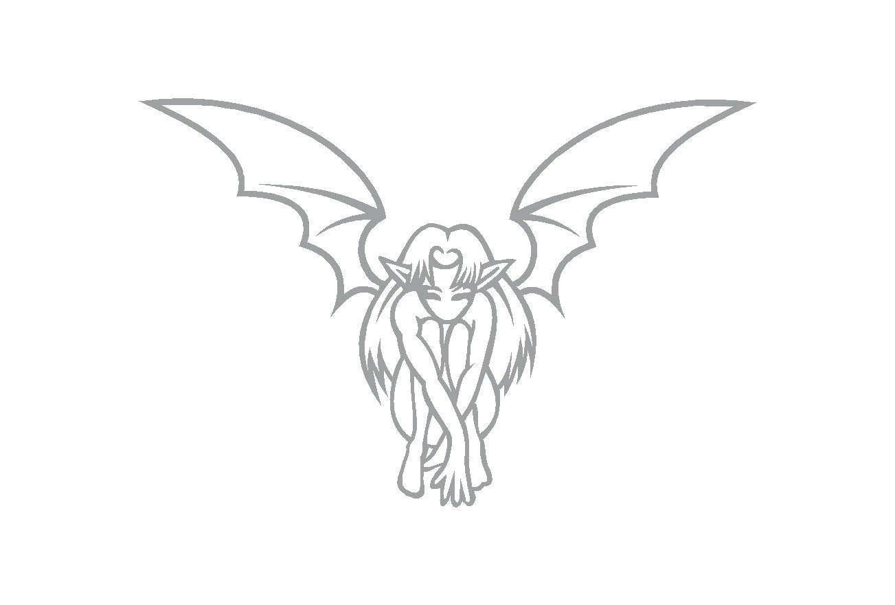 Fairy Decals Sticker fantasy tinkerbell elven fae vinyl