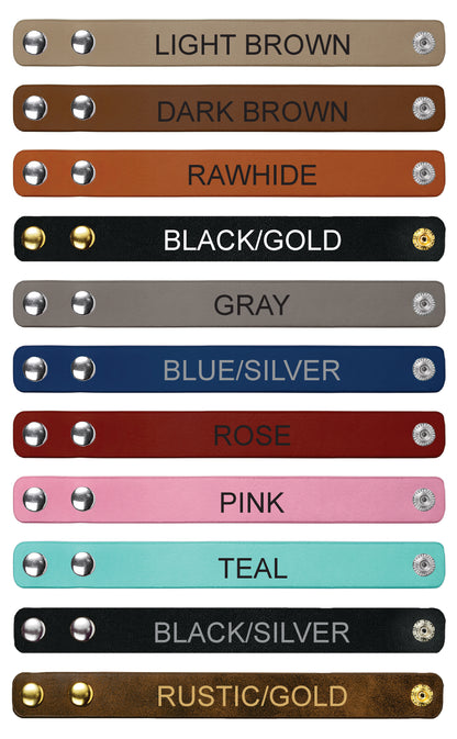 Custom Laser Engraved Bracelet – Personalized Name, Date & Message Jewelry
