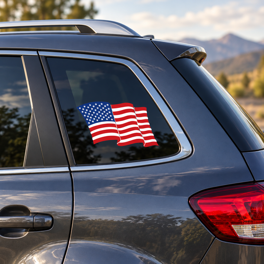 American Flag Vinyl Decal