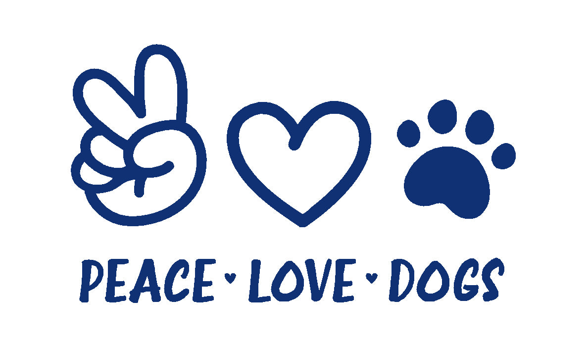 Peace Love Dogs Decal