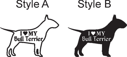 I Love my Dog Breed Decal
