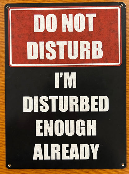 Funny Home Decor Sign - Perfect for Bathroom, Bar, or Man Cave