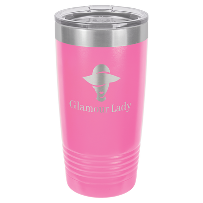 Personalized tumbler, 20 oz. with Slider Lid, PERSONALIZED, CUSTOM, engraved, laser