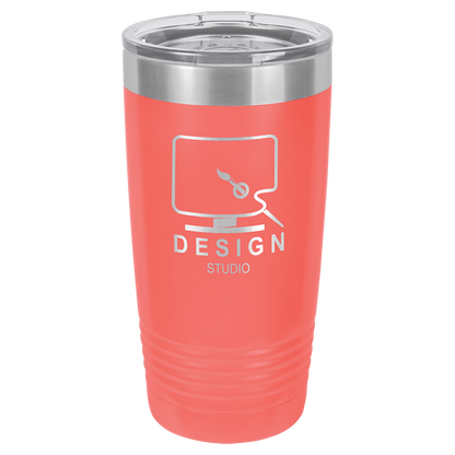 Personalized tumbler, 20 oz. with Slider Lid, PERSONALIZED, CUSTOM, engraved, laser