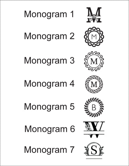 Custom Engraved Monogram Bottle Opener Coasters