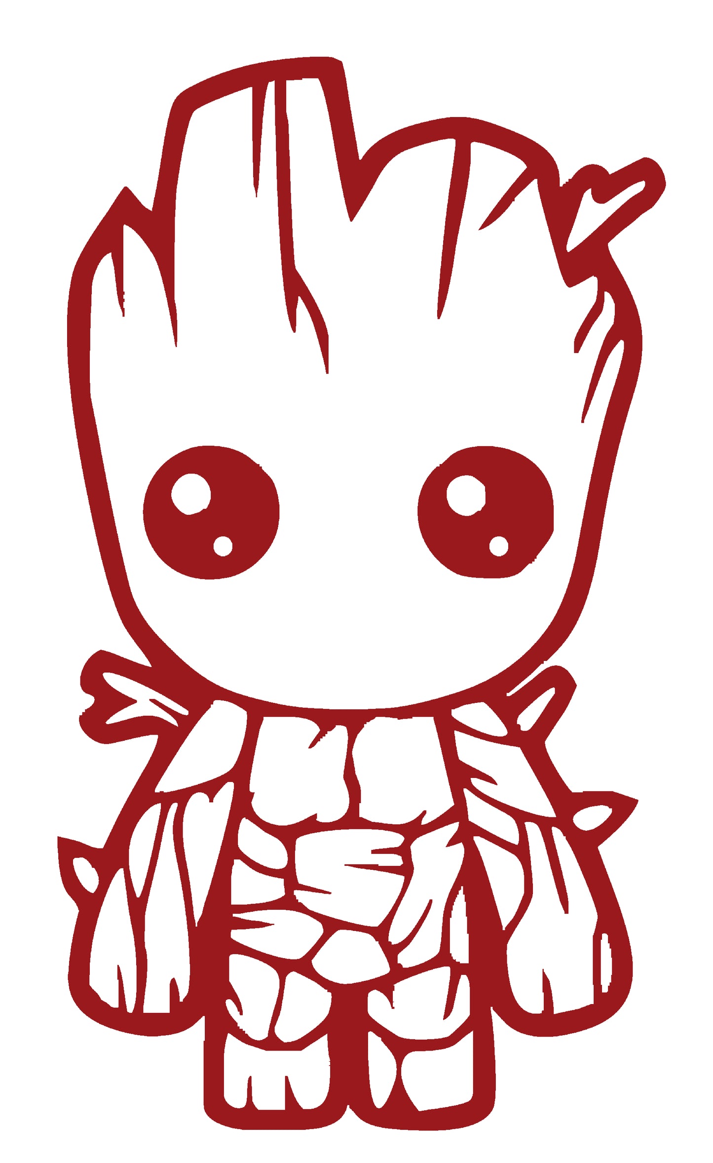 Baby Groot vinyl decal sticker
