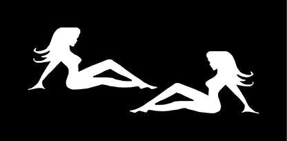 Flap Girl Decal