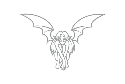 Fairy Decals Sticker fantasy tinkerbell elven fae vinyl
